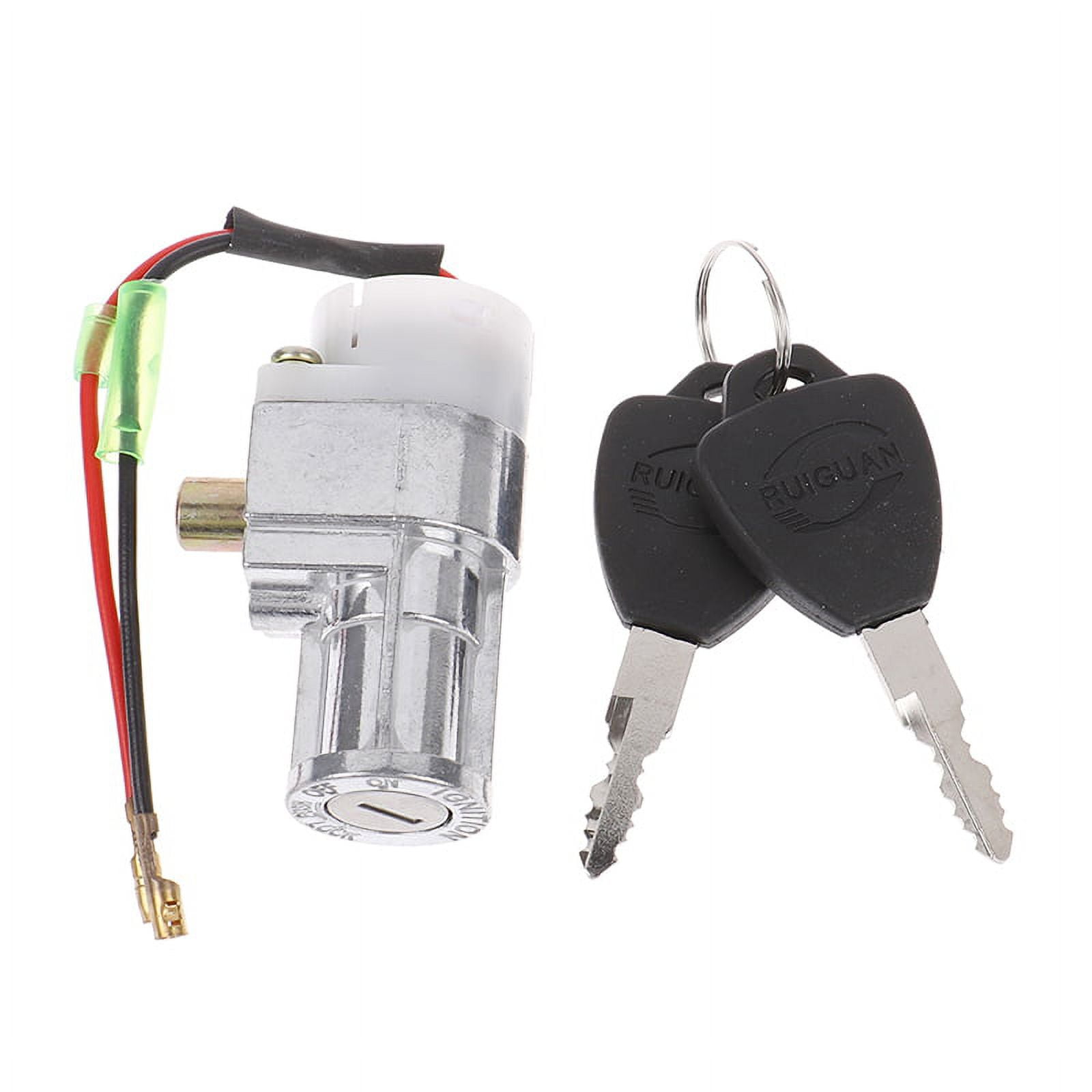 Battery Chager Mini Lock with 2 keys For Motorcycle Scooter E-bike Electric Lock